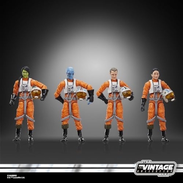 X-Wing Pilot 4-Pack Ahsoka Action Figures Star Wars