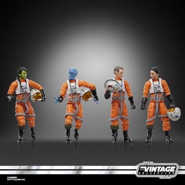 X-Wing Pilot 4-Pack Ahsoka Action Figures Star Wars