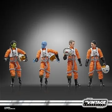 X-Wing Pilot 4-Pack Ahsoka Action Figures Star Wars