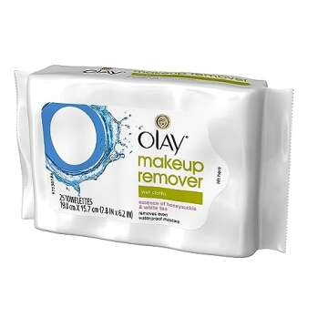 Olay Cleanse Makeup Remover, Rose Water, 25 Wipes