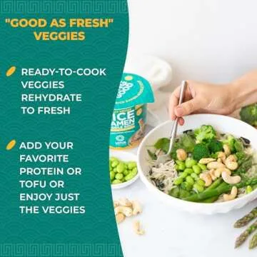 Lotus Foods Organic Garlicky Veggie Rice Ramen Noodle Soup - Ramen Noodles, Cup of Noodles, Instant Ramen Bowl, Made With Organic Brown Rice - 1.94 Oz Cups (Pack of 6)