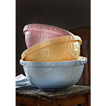 Mason Cash Original White Earthenware All-Purpose Pudding Basin, 16 cm