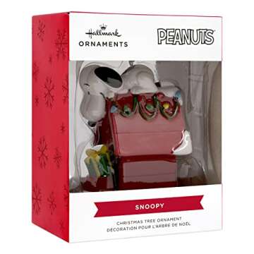 Hallmark Peanuts Snoopy Holiday Doghouse Ornament