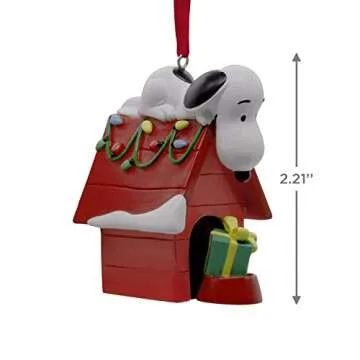 Hallmark Peanuts Snoopy Holiday Doghouse Ornament
