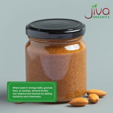 Jiva Organics Raw Sprouted Almond Butter 8-Ounce Jar