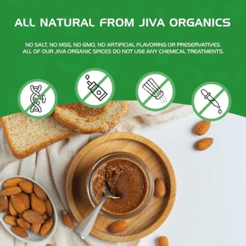 Jiva Organics Raw Sprouted Almond Butter 8-Ounce Jar