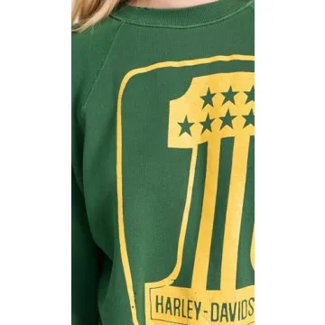 MADEWORN ROCK Women's Harley Davidson Graphic Sweatshirt