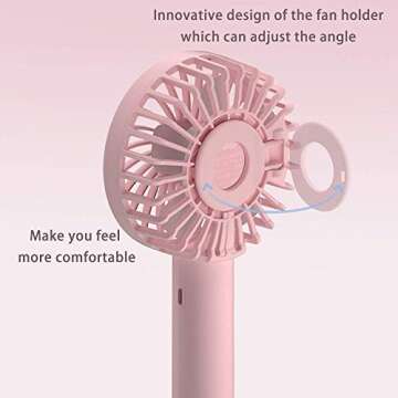 BYXAS Mini Handheld Portable Fan for Indoor and Outdoor Use