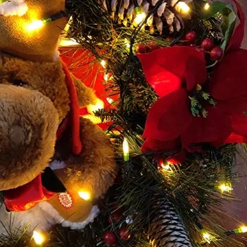 LOENDE 18ft LED Battery Operated Christmas Lights