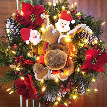 LOENDE 18ft LED Battery Operated Christmas Lights