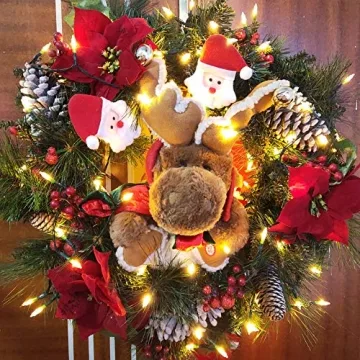 LOENDE 18ft LED Battery Operated Christmas Lights