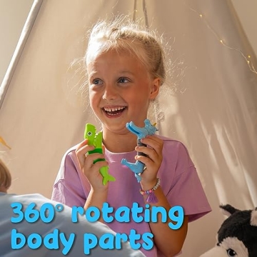 Boxgear 5-Pack Fun Pop Tubes for Sensory Enrichment