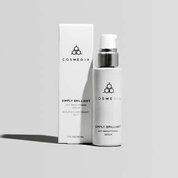 COSMEDIX Simply Brilliant 24/7 Brightening Serum, Brightens the Look of Skin & Helps Prevent Discolo...
