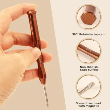 MulWark Mini Screwdriver Set - 8pc Magnetic Tool Kit