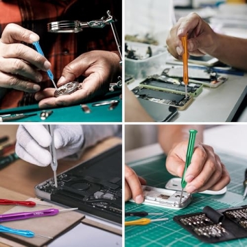 MulWark Mini Screwdriver Set - 8pc Magnetic Tool Kit