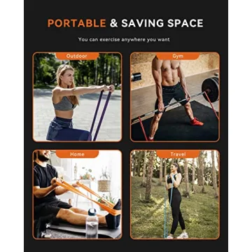 Durable SUNPOW Resistance Bands for Effective Workouts