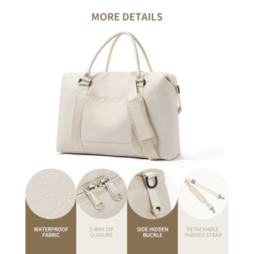 FIGESTIN Duffle Bag - Chic Travel Tote for Women