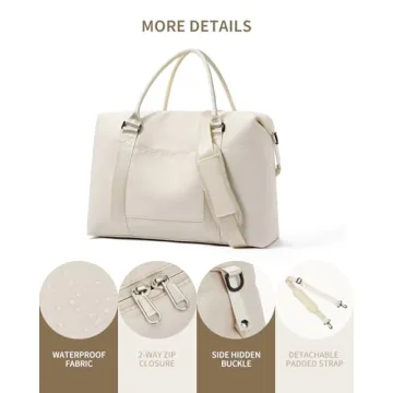 FIGESTIN Duffle Bag - Chic Travel Tote for Women