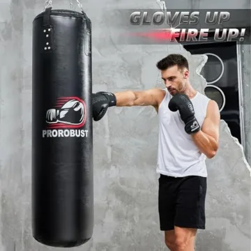 Prorobust 4ft Heavy Punching Bag Set with Gloves