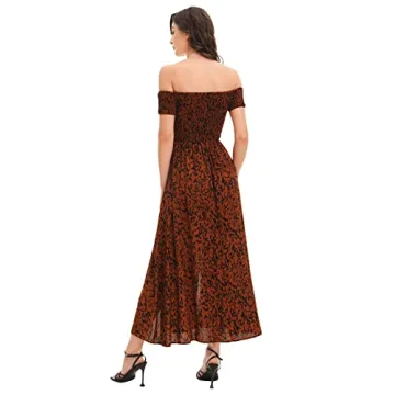 Floerns Boho Floral Off Shoulder Dress for Every Occasion