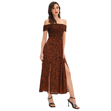 Floerns Boho Floral Off Shoulder Dress for Every Occasion