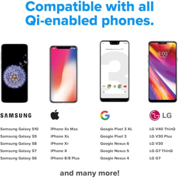 PhoneSoap Wireless UV Phone Sanitizer & Universal Phone Charger Box with Qi Charging | Patented & Clinically Proven 360-Degree UV-C Light Sanitizer | Disinfects and Charges All Phones (Gunmetal Grey)