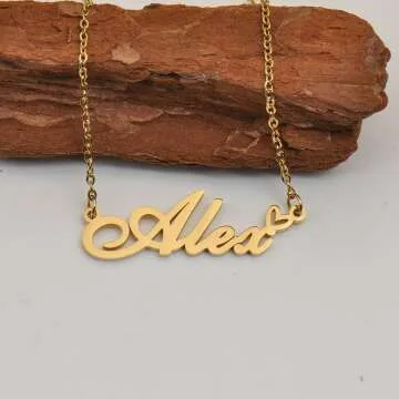 Personalized Any Name Necklace in Gold/Silver