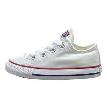 Converse Chuck Taylor All Star OX Toddler Shoes Optical White 7j256 (8 M US)
