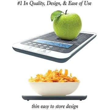 NUTRA TRACK™ Ultimate Food Kitchen & Nutrition Scale – Your Personal Nutritionist at Home! Powered by USDA Data, Designed for Precision in Seattle, WA