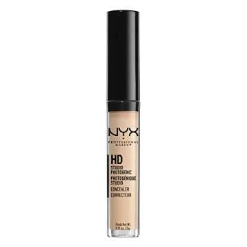 NYX PROFESSIONAL MAKEUP HD Studio Photogenic Concealer Wand, Medium Coverage - Light