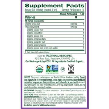 Traditional Medicinals Organic Smooth Move Herbal Tea