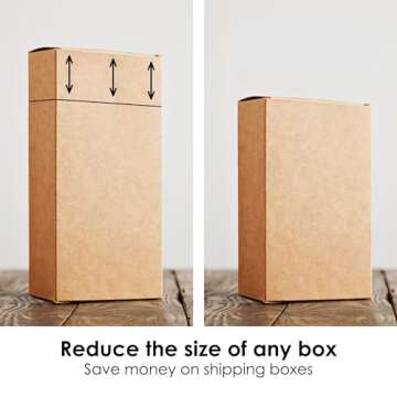 Box Resizer Tool with Scoring Wheel - Cardboard Box reducer to Customize Shipping Boxes - Box scorer Tool