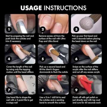 MakarttPro Acrylic Powder - 56g/2oz Acrylic Nail Cover Powder for Nail Extension, Perfect Acrylic Powder for Professional Private Nail Technicians - Color - Elegant Tan