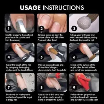 MakarttPro Acrylic Powder - 56g/2oz Acrylic Nail Cover Powder for Nail Extension, Perfect Acrylic Powder for Professional Private Nail Technicians - Color - Elegant Tan