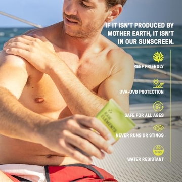 Raw Elements SPF 30 Mineral Sunscreen - Reef Safe and Natural Protection