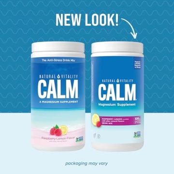 Natural Vitality CALM Magnesium Supplement Vegan Non-GMO