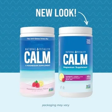 Natural Vitality CALM Magnesium Supplement Vegan Non-GMO