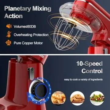 Honinst 6.5QT Stand Mixer for Effortless Baking