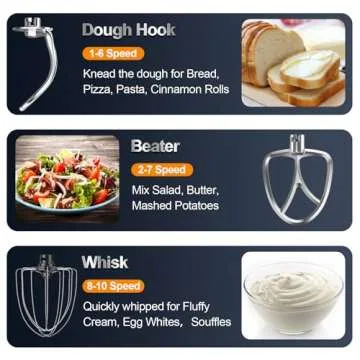 Honinst 6.5QT Stand Mixer for Effortless Baking