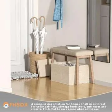 FHSQX 2 Pack Shoe Organizer - Foldable, Durable, Stylish