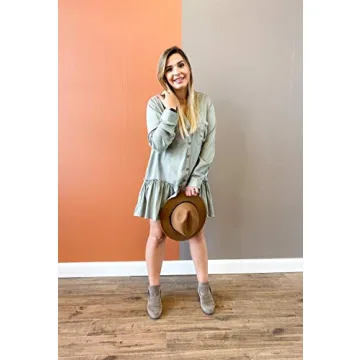 Lanzom Elegant Women’s Wide Brim Floppy Hat for Outdoor Fun