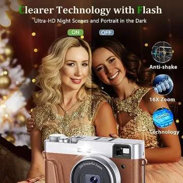 Upgraded 4K Digital Camera for Stunning Travel Photography