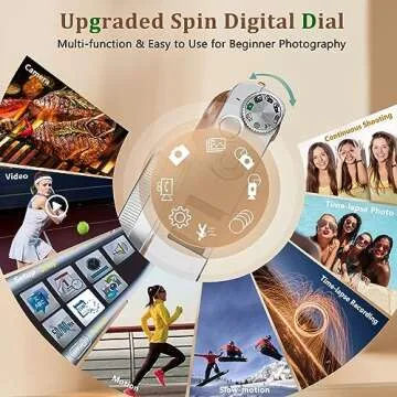 Upgraded 4K Digital Camera for Stunning Travel Photography