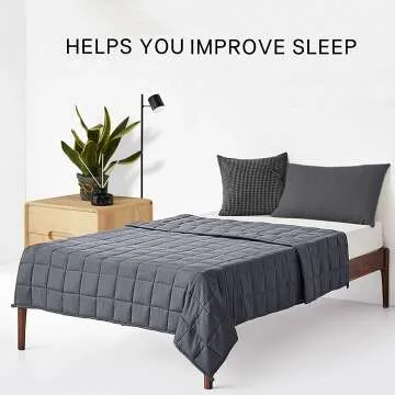 ZonLi Queen Size Weighted Blanket - 20lbs Comfort