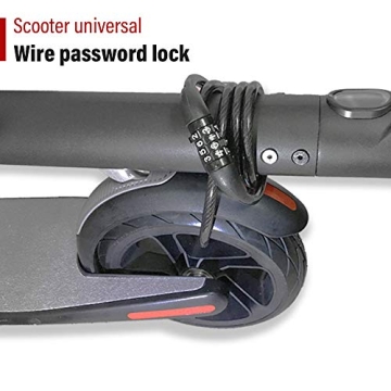 Durable SEWAY Scooter Lock - 4 ft Combination Security Cable