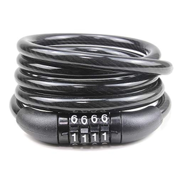 Durable SEWAY Scooter Lock - 4 ft Combination Security Cable