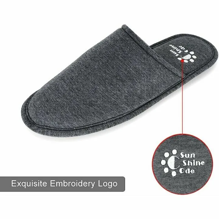 Comfortable Memory Foam Slippers with Travel Bag
