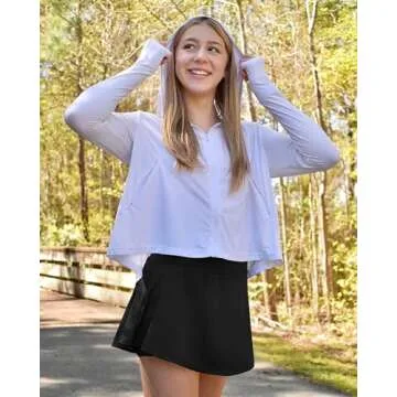 ED3SIZE Pleated Tennis Skirt with Pockets Golf Skorts for Woman Athletic Fall Skirts with Shorts Cross Waist