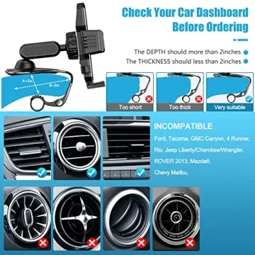 2023 Car Phone Mount: 1200° Rotation, Hands-Free Holding