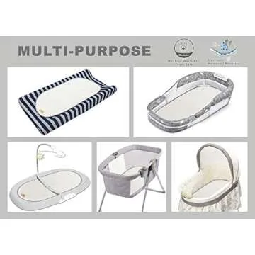 BlueSnail Waterproof Changing Pad Liners 3 Count (14"X26.5", White), Bassinet Pad Liner